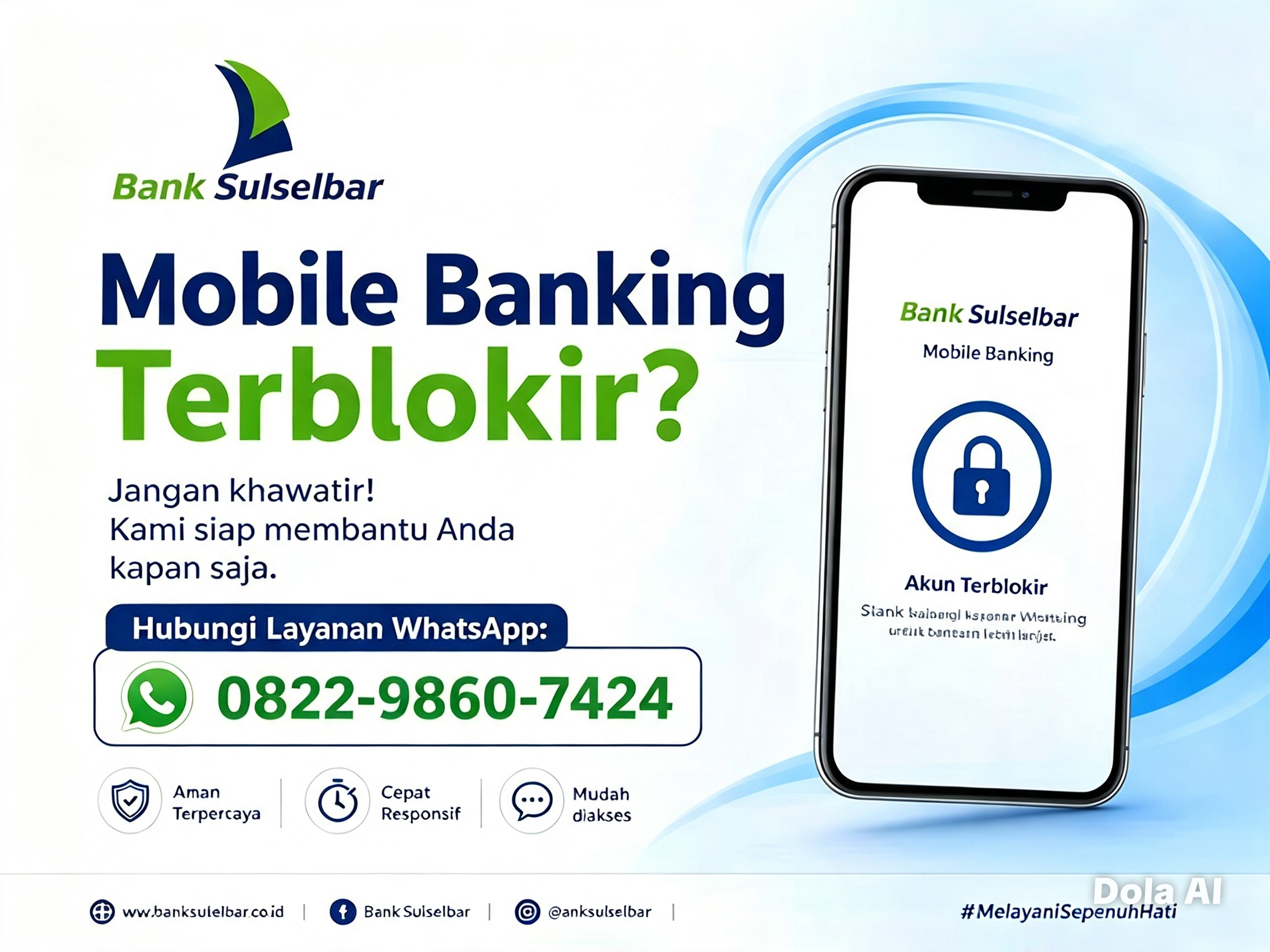 Tips cara mudah buka blokir (Bank Sulselbar) tanpa ke bank