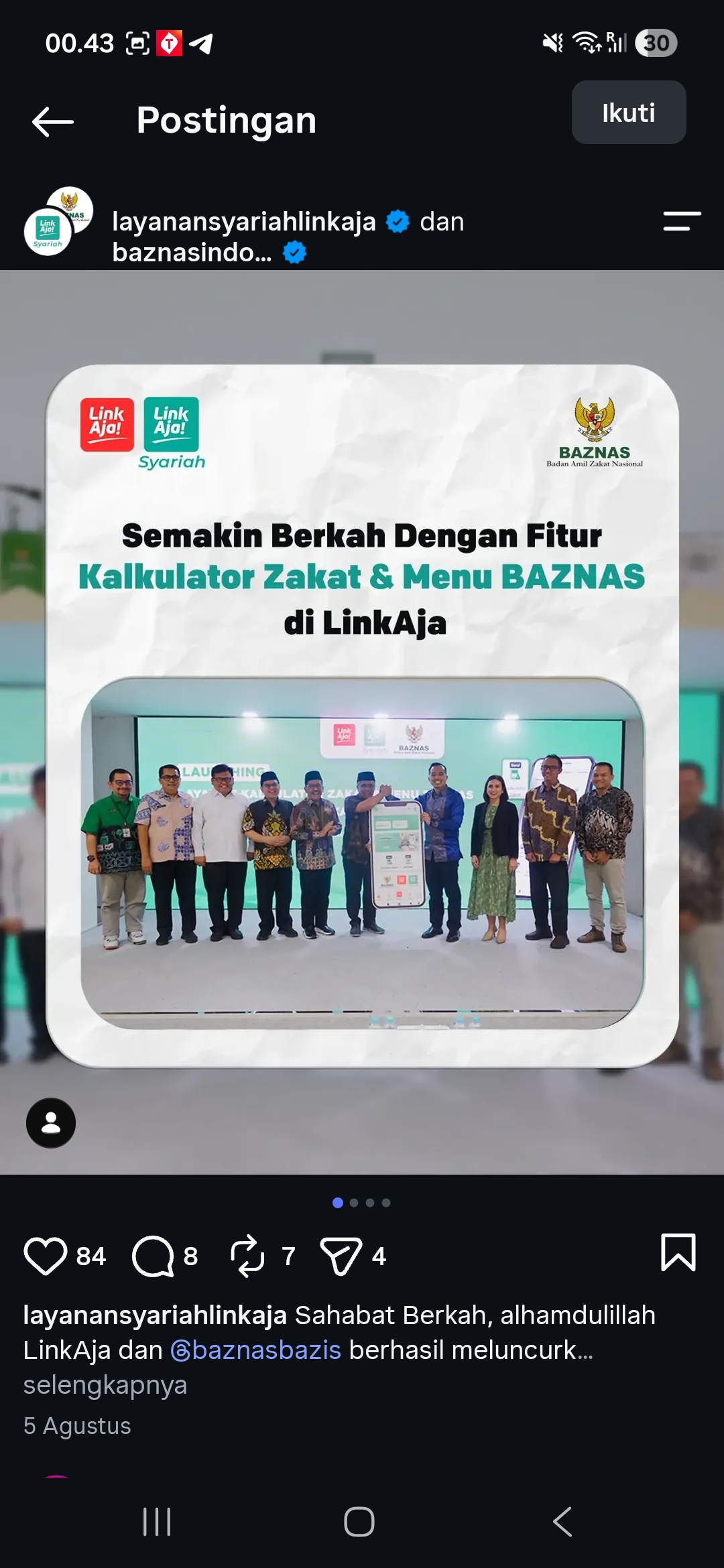 pengaduan Linkaja
