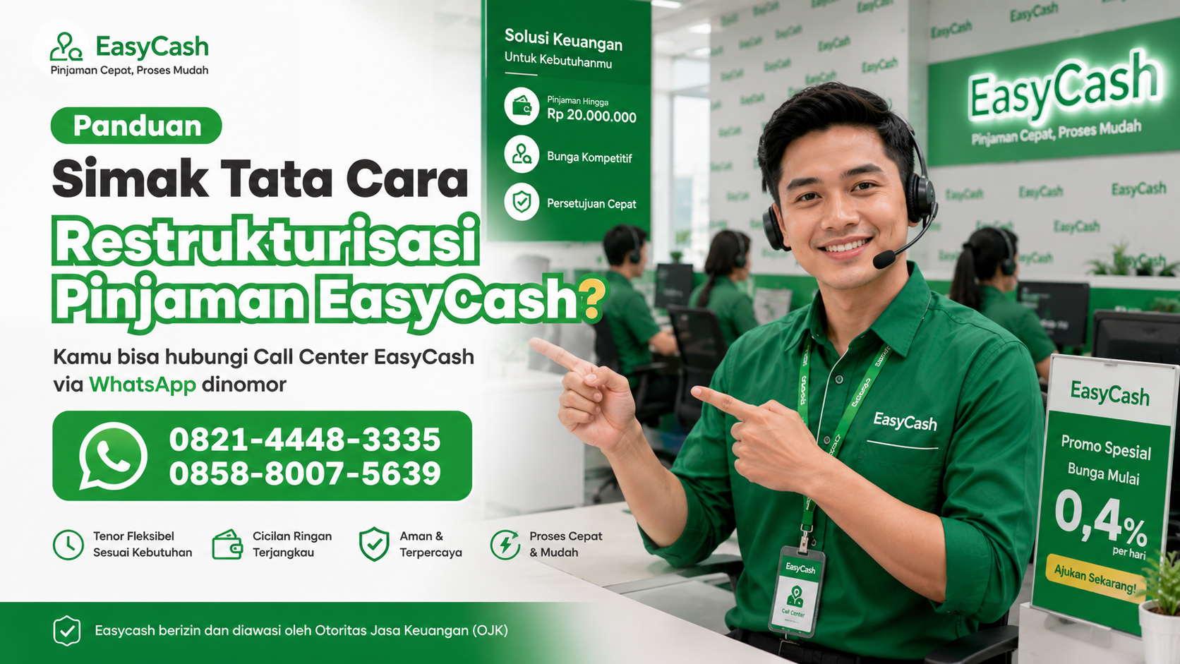 Cara Merubah Tenor Cicilan EasyCash