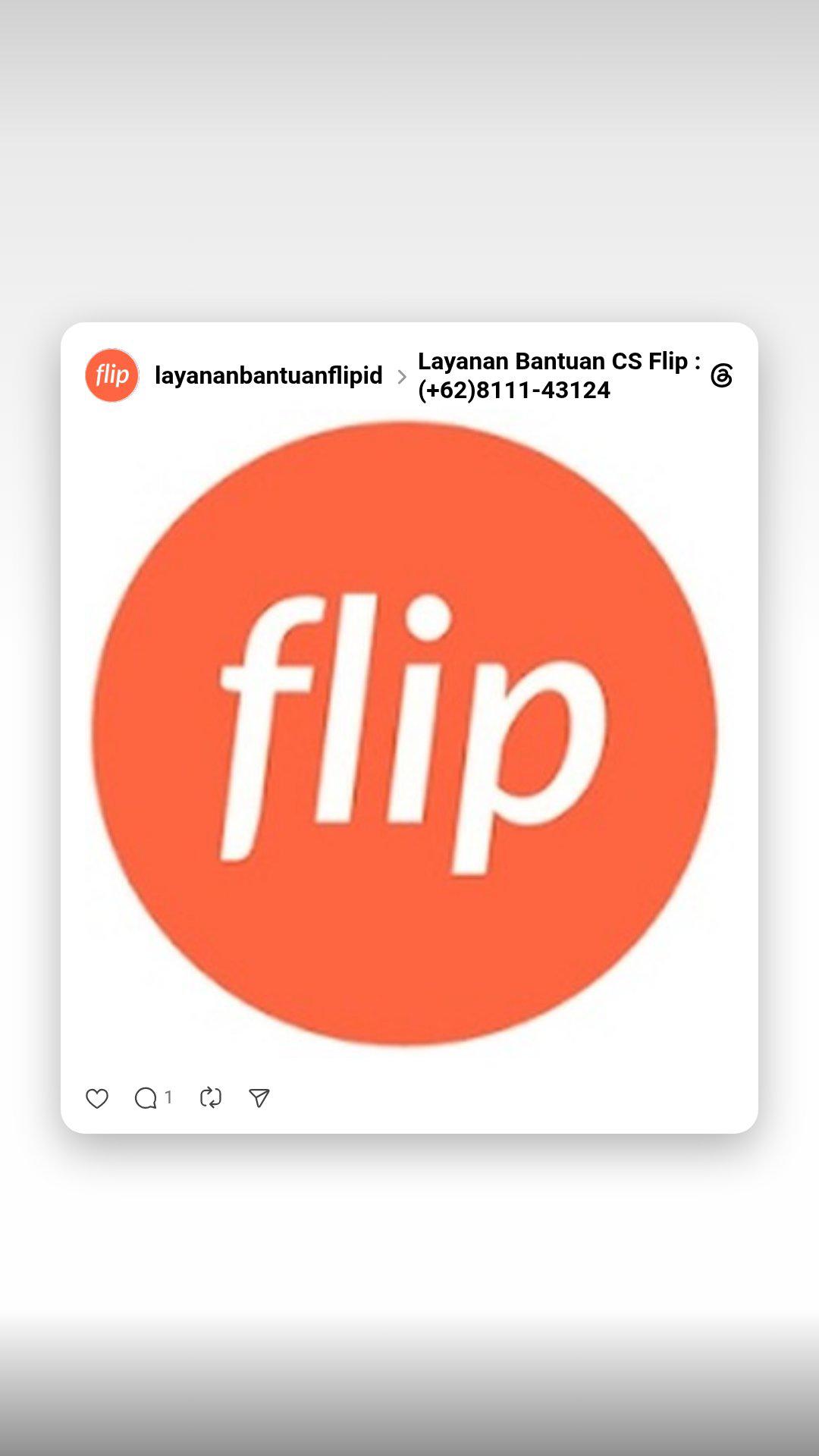 Berikut Cara menghubungi layanan Countact Center Flip