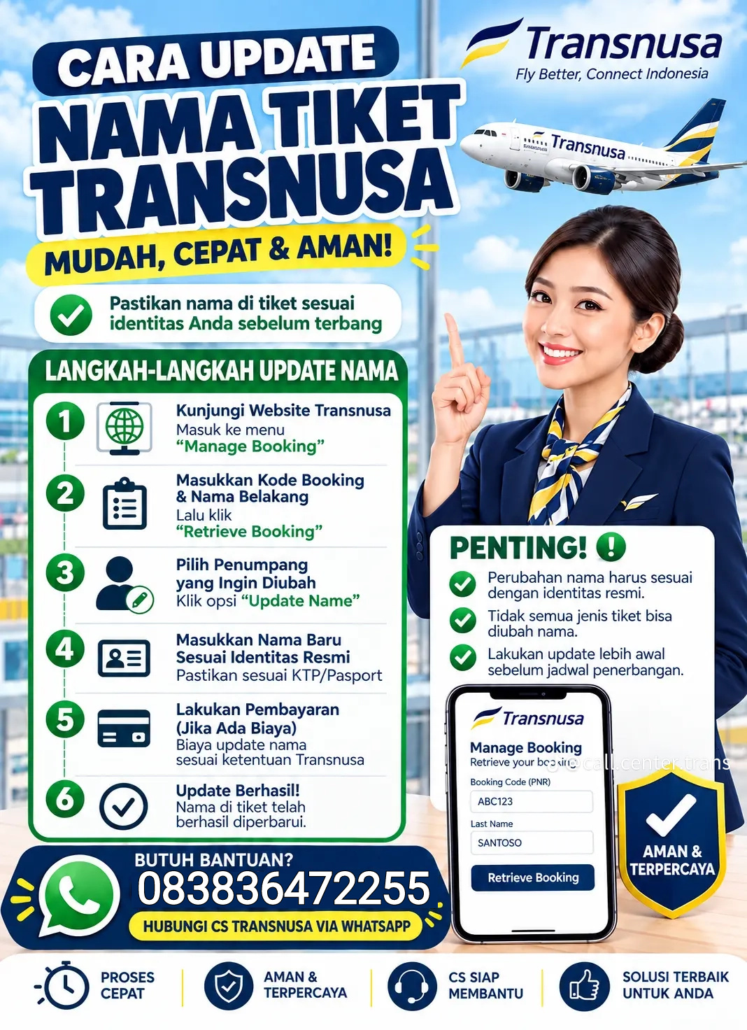 Call Center TransNusa 