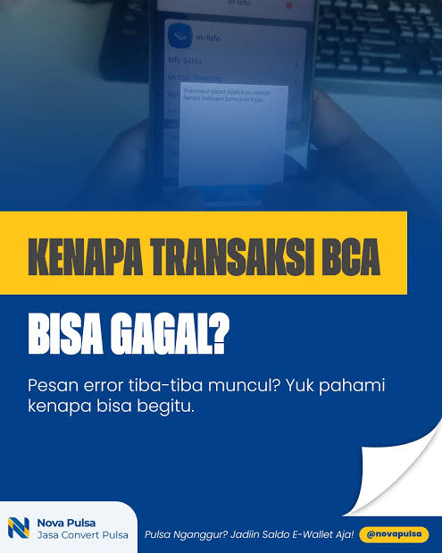 Atasi Transfer-Transaksi BCA Gagal Tapi Saldo Terpotong, Penyebabnya m-bca