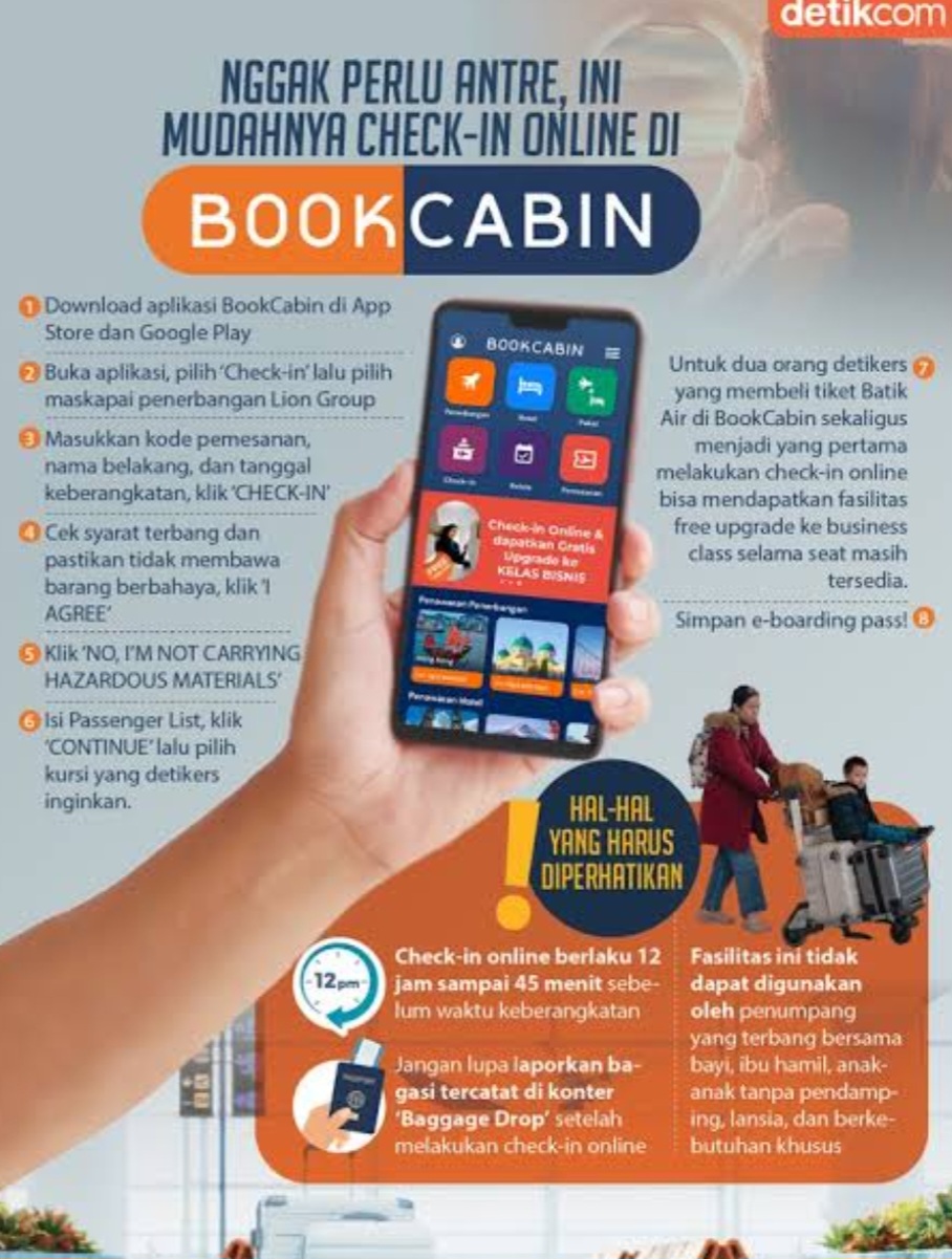 Cara reschedule tiket BookCabin