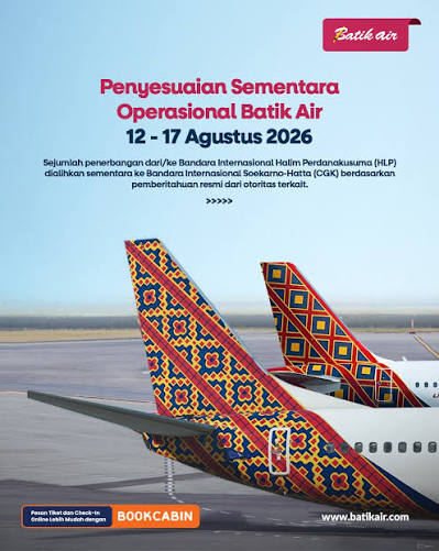 Cara Koreksi atau Ubah Nama Tiket Batik Air