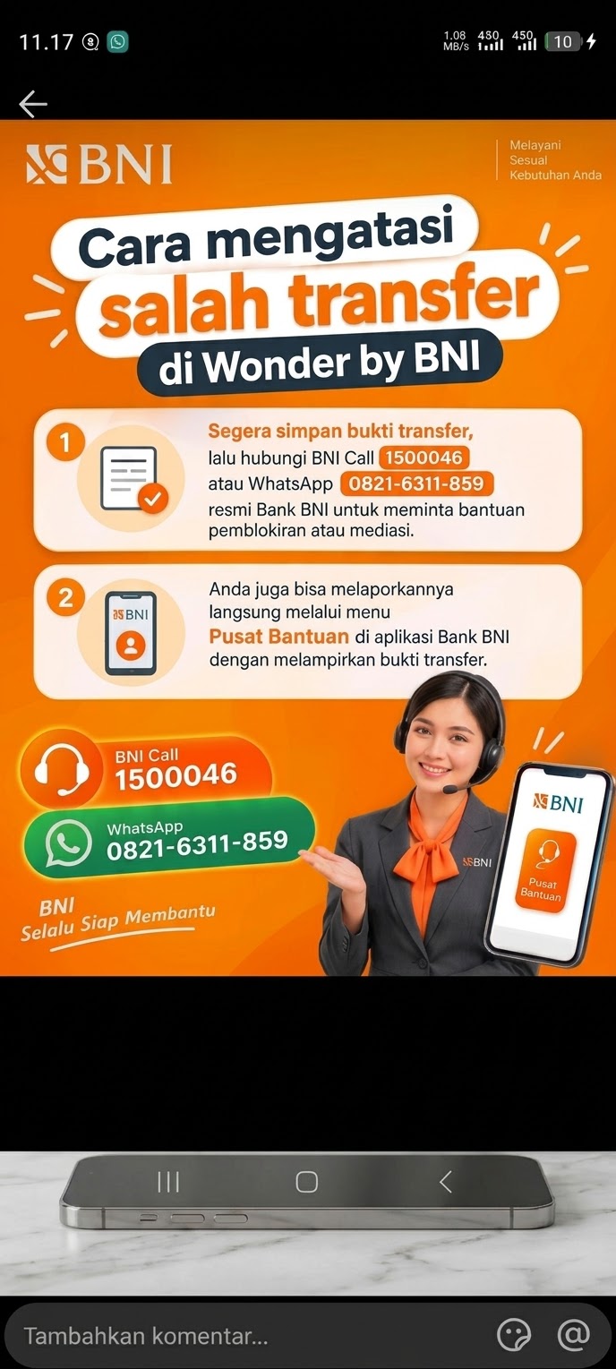 Cara Mengatasi Salah Transfer di BNI, Ini Langkah agar Uang Bisa Kembali