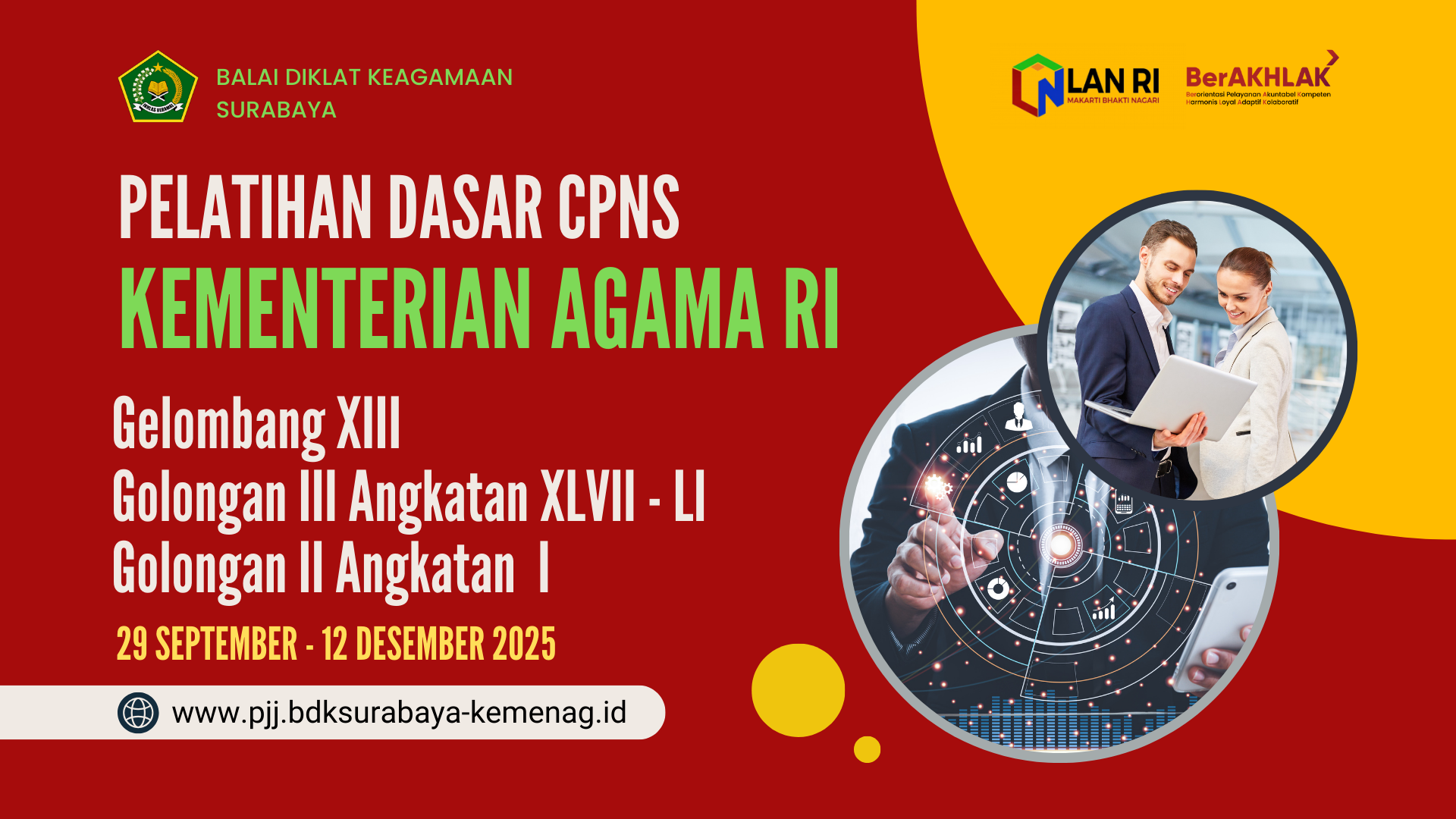 2025_LATSAR CPNS GOLONGAN III & II KEMENTERIAN AGAMA RI GELOMBANG XIII (29 SEPTEMBER - 12 DESEMBER 2025)