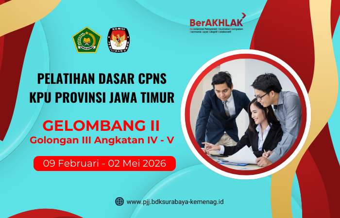 2026_LATSAR CPNS GOLONGAN III KPU PROVINSI JATIM GELOMBANG II (09 FEBRUARI - 02 MEI 2026)
