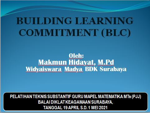 BUILDING LEARNING COMMITMENT
